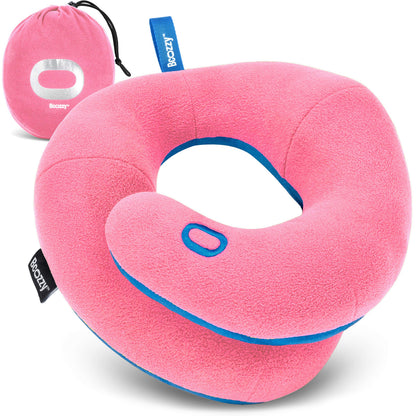 Travel Neck Pillow with Supportive Wrap Design
