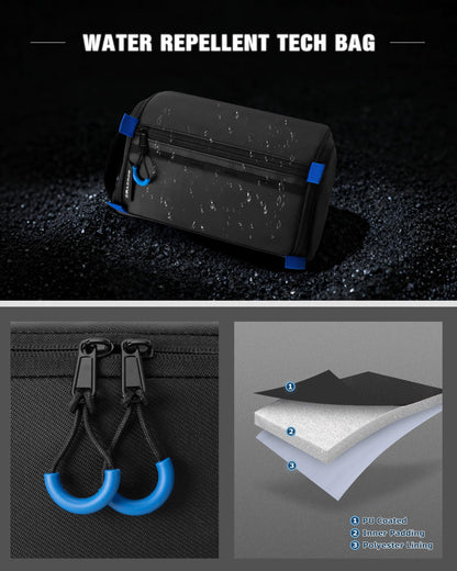 Tech Organizer Travel Case for Chargers and Cables