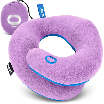 Travel Neck Pillow with Supportive Wrap Design