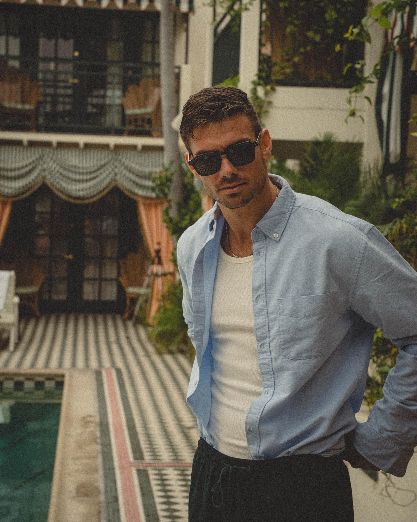 Polarized Sunglasses with Acetate Frames and UV400