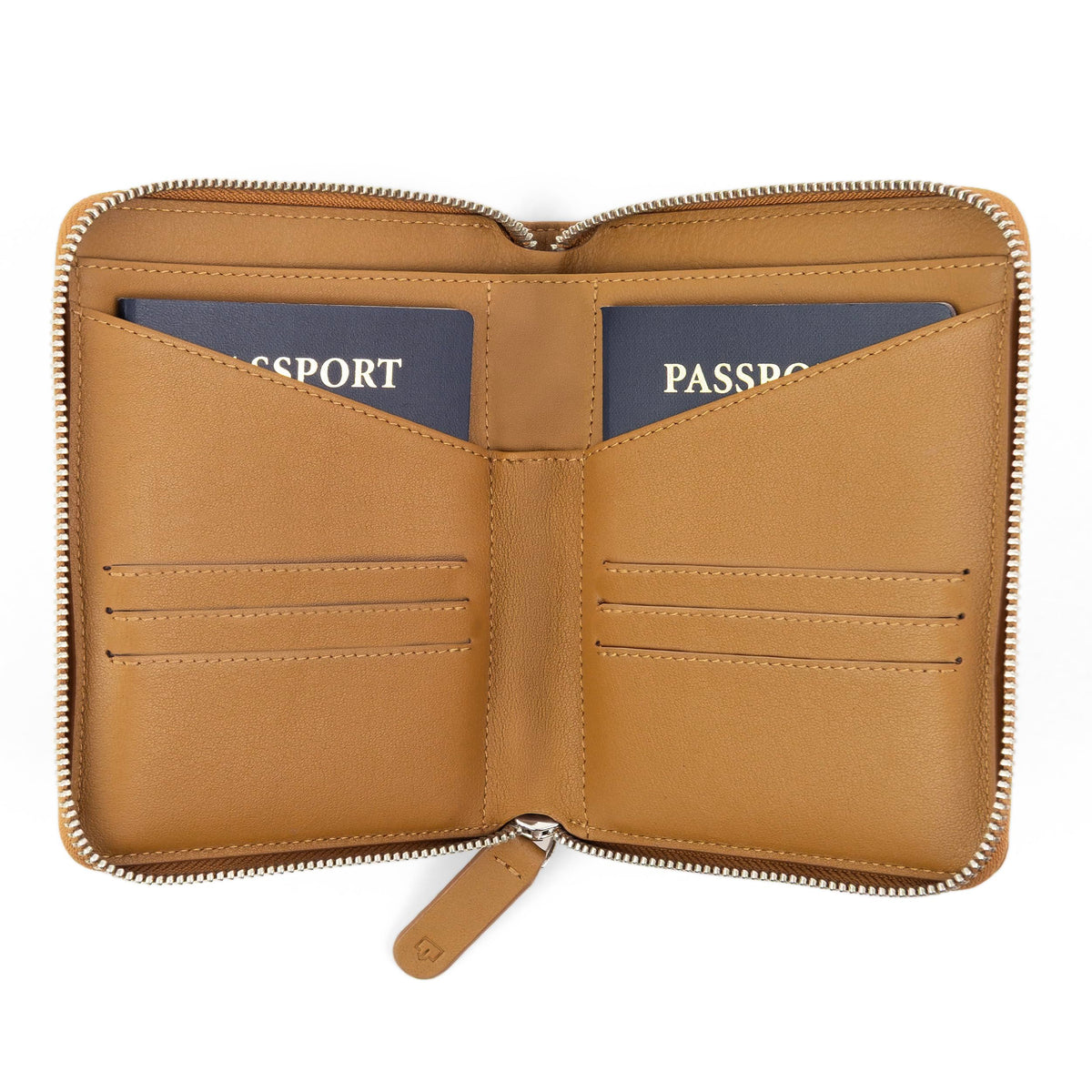 Double Passport Wallet with Travel Document Storage