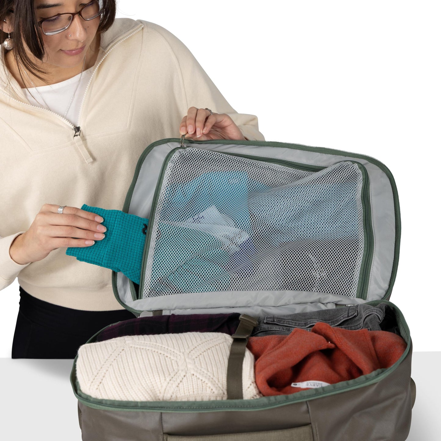 Expandable Travel Backpack with Laptop Sleeve