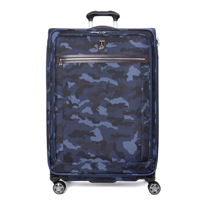 Softside Checked Luggage with 8-Wheel Spinner