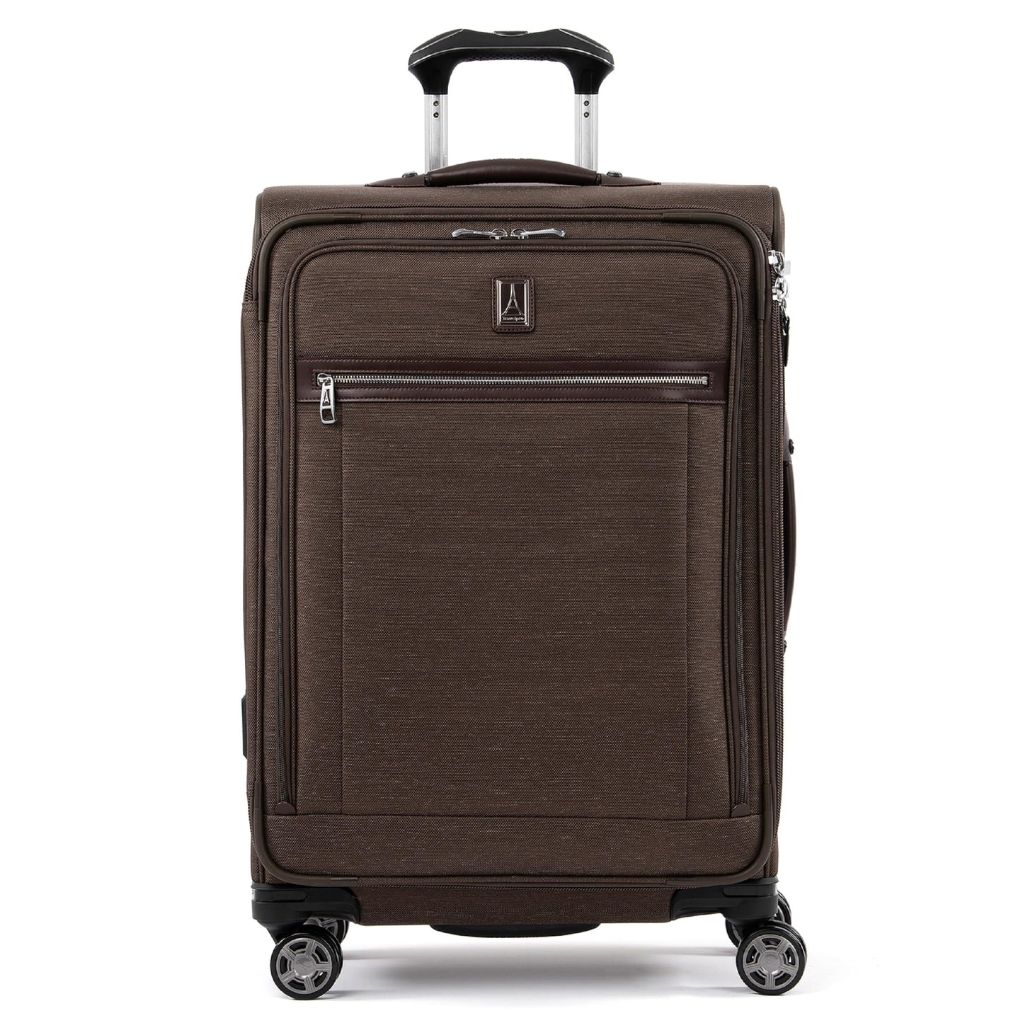 Softside Checked Luggage with 8-Wheel Spinner