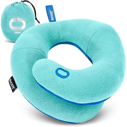 Travel Neck Pillow with Supportive Wrap Design