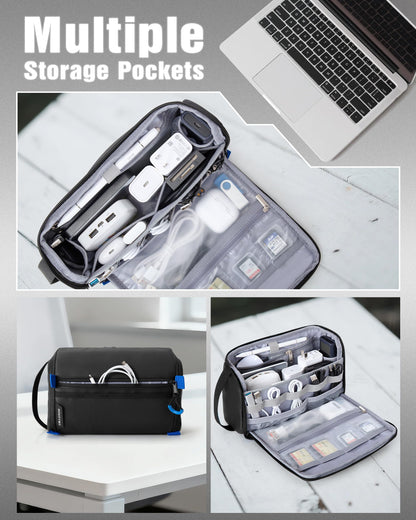 Tech Organizer Travel Case for Chargers and Cables
